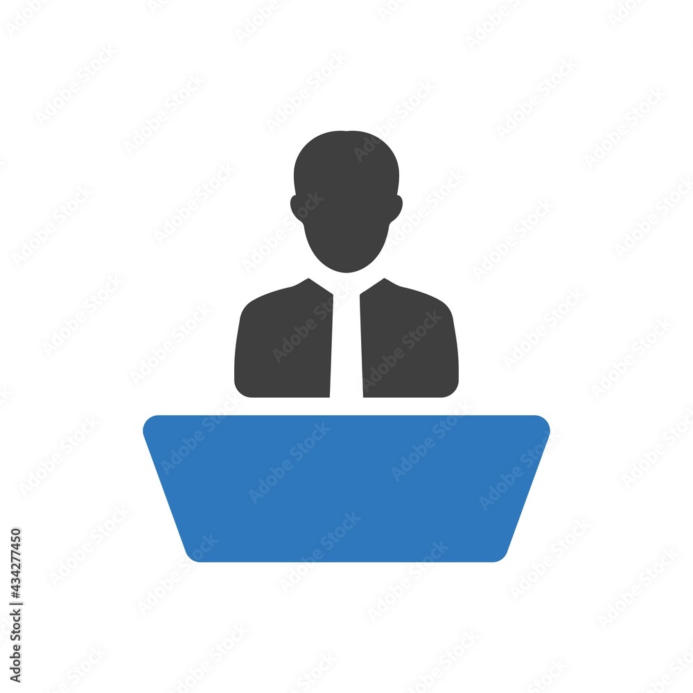 Business presentation icon Business presentation icon