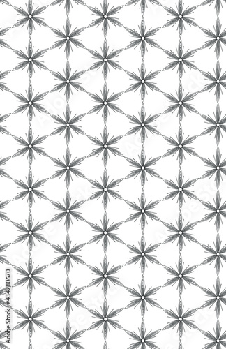Vector illustration of elegant fine lines forming an elegant floral pattern. Seamless pattern for background, wallpaper, textile printing, packaging, wrapper, etc.