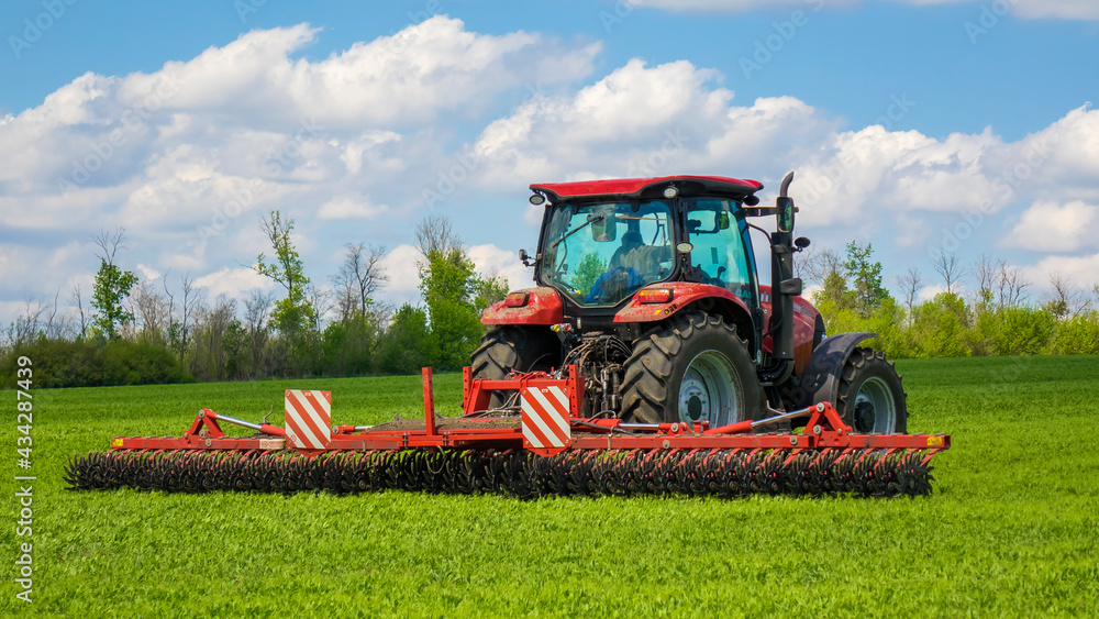 Fototapeta premium Agricultural machinery, Agrarian.