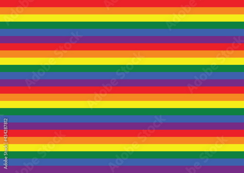 LGBT pride flag repeated wallpaper pattern in vector.
