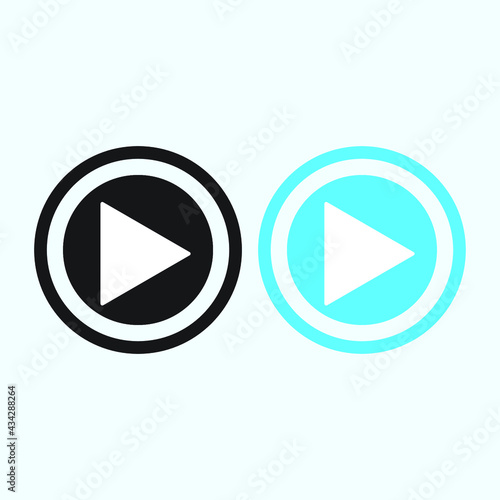 Free Download play icon button - GFXLoad