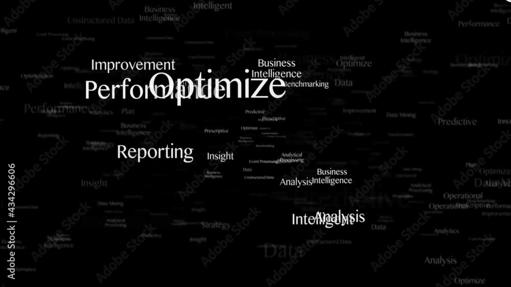 BUSINESS INTELLIGENCE Keywords Animation, Background, Loop, 4k
BUSINESS INTELLIGENCE Keywords Animation, Background, Loop, 4k
