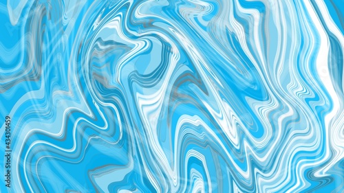 Hd blue swirls abstract liquid painting Background