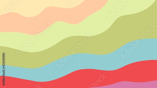 Ultra HD presentation backgrounds and textures, HD Soft aesthetic abstract background - using colorful pastel color palette, minimalist design with abstract organic shapes