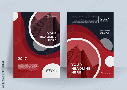 Red black business cover design background. Poster design sports invitation template. Can be adapt to Brochure, Annual Report, Magazine, Poster. 