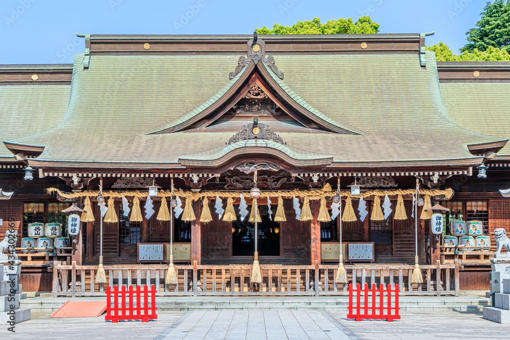 Fototapeta premium 初夏の小倉祇園八坂神社 福岡県北九州市 Early summer Kokura Gion Yasaka Shrine Fukuoka-ken Kitakyusyu city