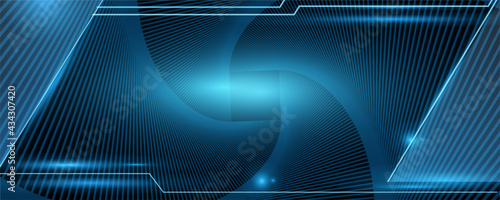 abstract blue background with lines