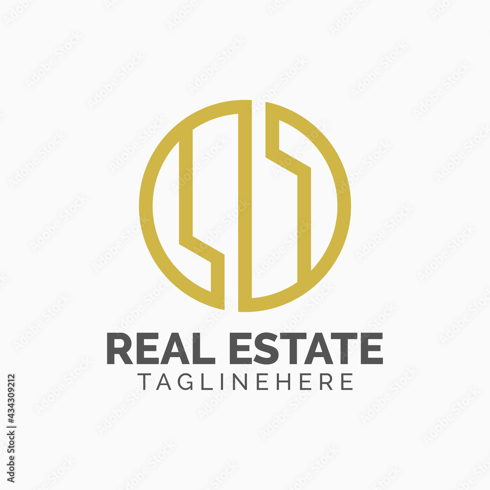 Logo template real estate, apartment, condo, house, rental, business. brand, branding, logotype, company, corporate, identity. Clean, modern and elegant style design Logo template real estate, apartment, condo, house, rental, business. brand, branding, logotype, company, corporate, identity. Clean, modern and elegant style design