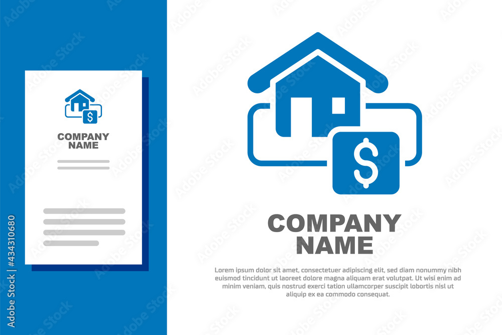 Blue Hanging sign with text Sale icon isolated on white background. Signboard with text Sale. Logo design template element. Vector Blue Hanging sign with text Sale icon isolated on white background. Signboard with text Sale. Logo design template element. Vector