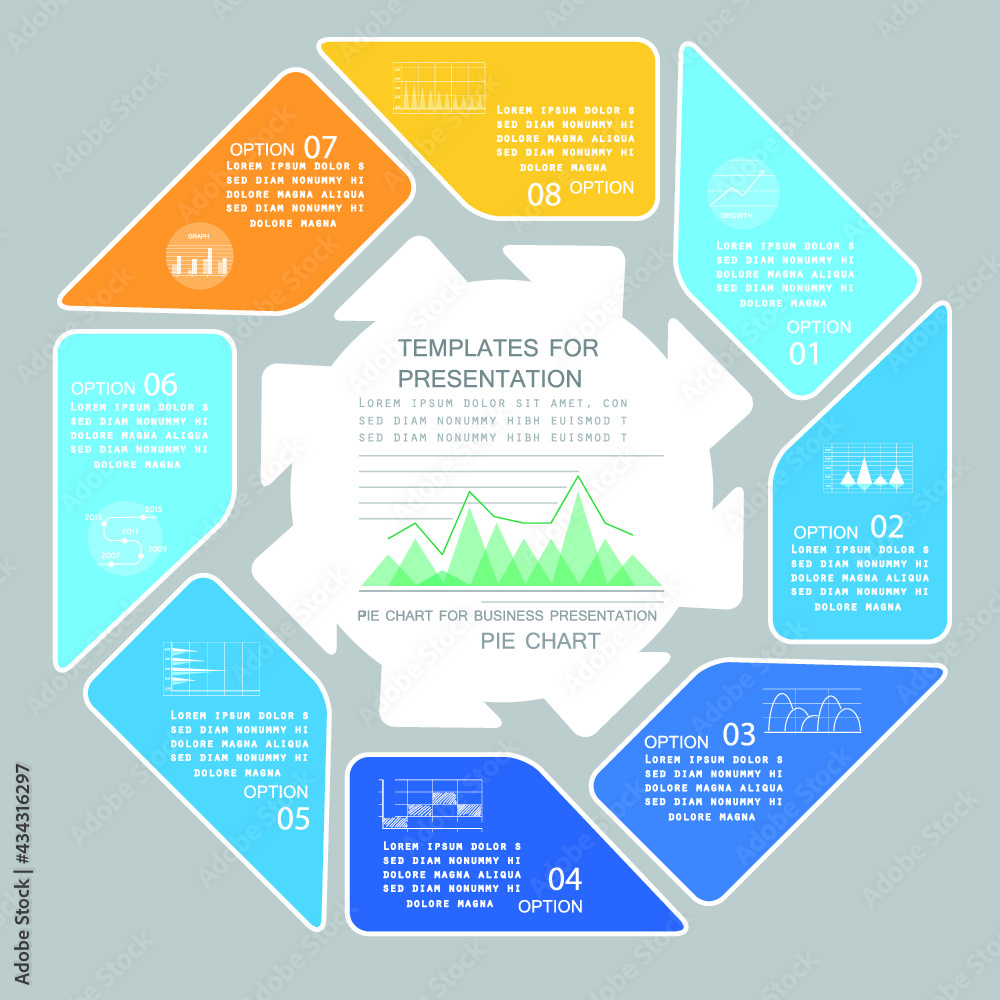 Infographic elements for annual reports Infographic elements for annual reports