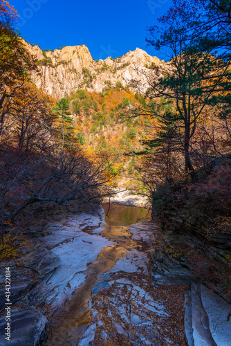 Seoraksan National Park in Autumn, Gangwon, South Korea