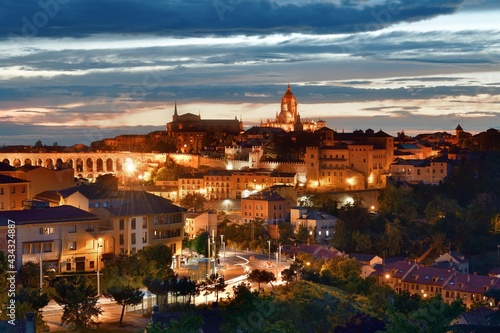 Segovia city skyline