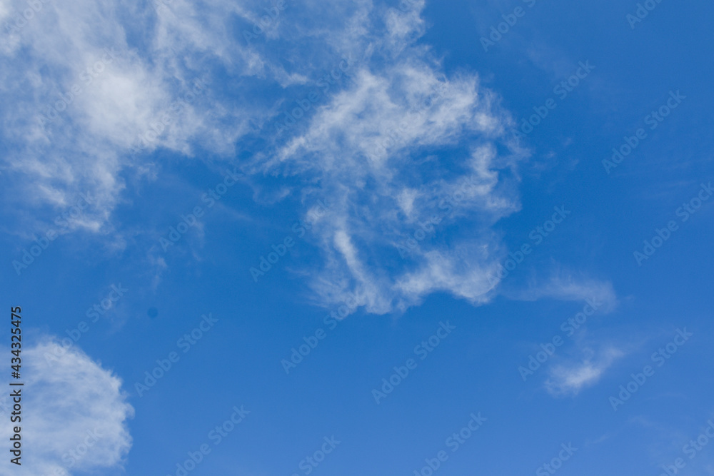 blue sky with clouds