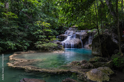 Waterfall in the jungles of Thailand