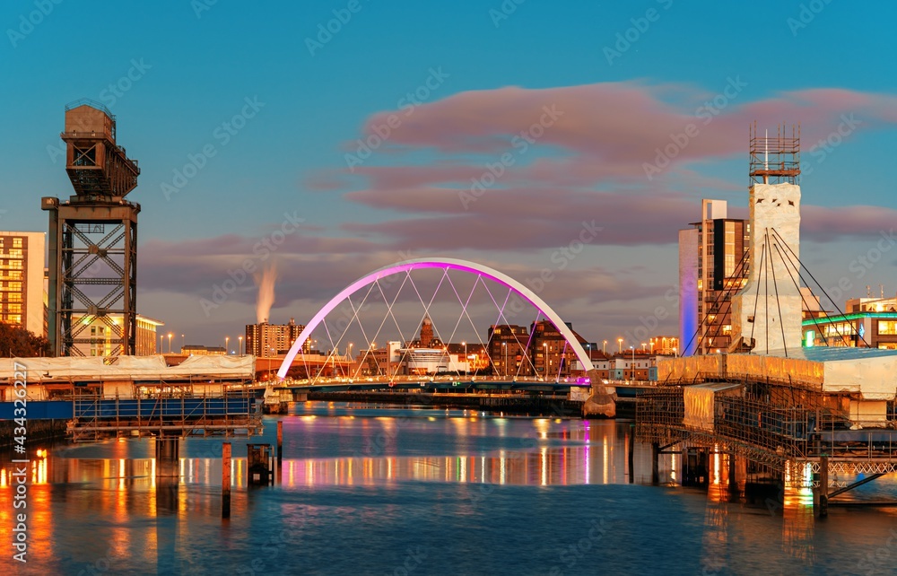 Obraz premium Glasgow Clyde Arc