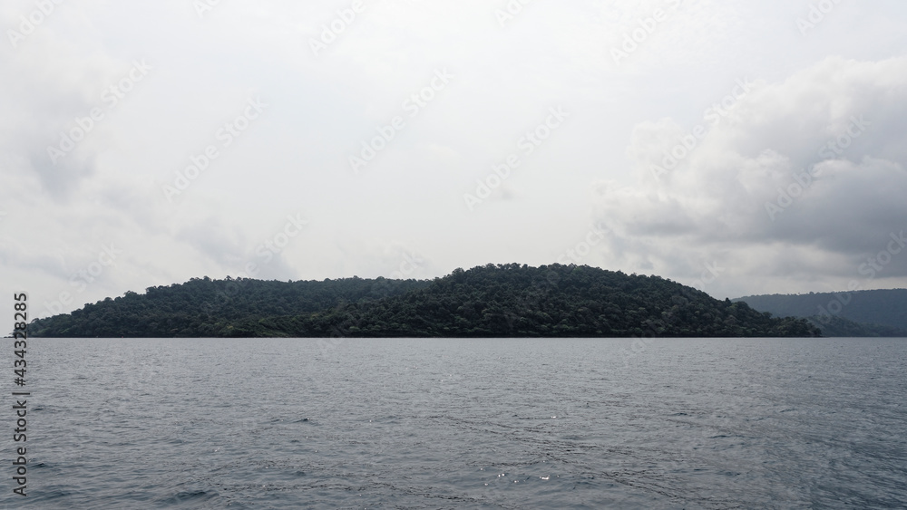 View of the island in the Gulf of Thailand View of the island in the Gulf of Thailand