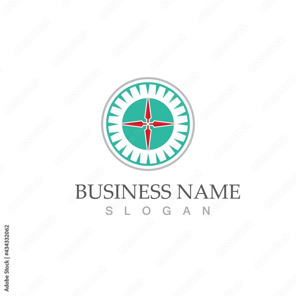 compass logo template vector icon illustration compass logo template vector icon illustration