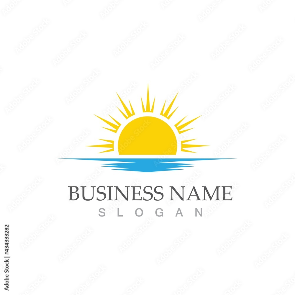 Fototapeta premium Sun Vector illustration Icon