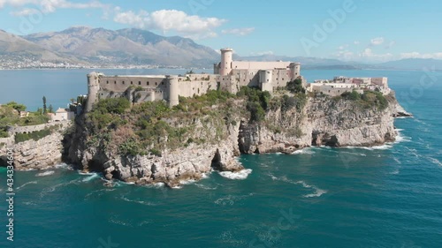 Castle of Gaeta in the sea