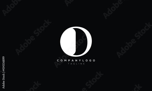 OD DO O AND D Abstract initial monogram letter alphabet logo design