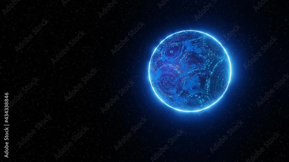 Abstract futuristic technology network space planet background 3D rendering Abstract futuristic technology network space planet background 3D rendering