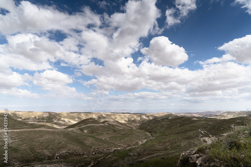 clouds over the mountains