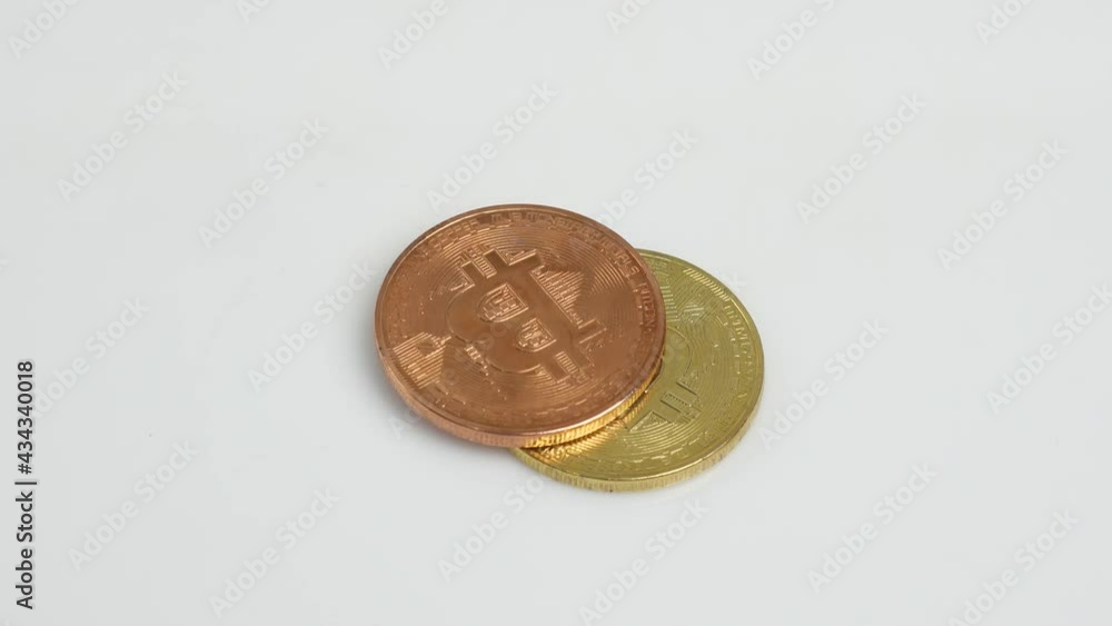 Man holding in hand symbol of crypto currency.Cryptocurrency golden bitcoin coin.4K 2160p 25fps UltraHD footage Man holding in hand symbol of crypto currency.Cryptocurrency golden bitcoin coin.4K 2160p 25fps UltraHD footage