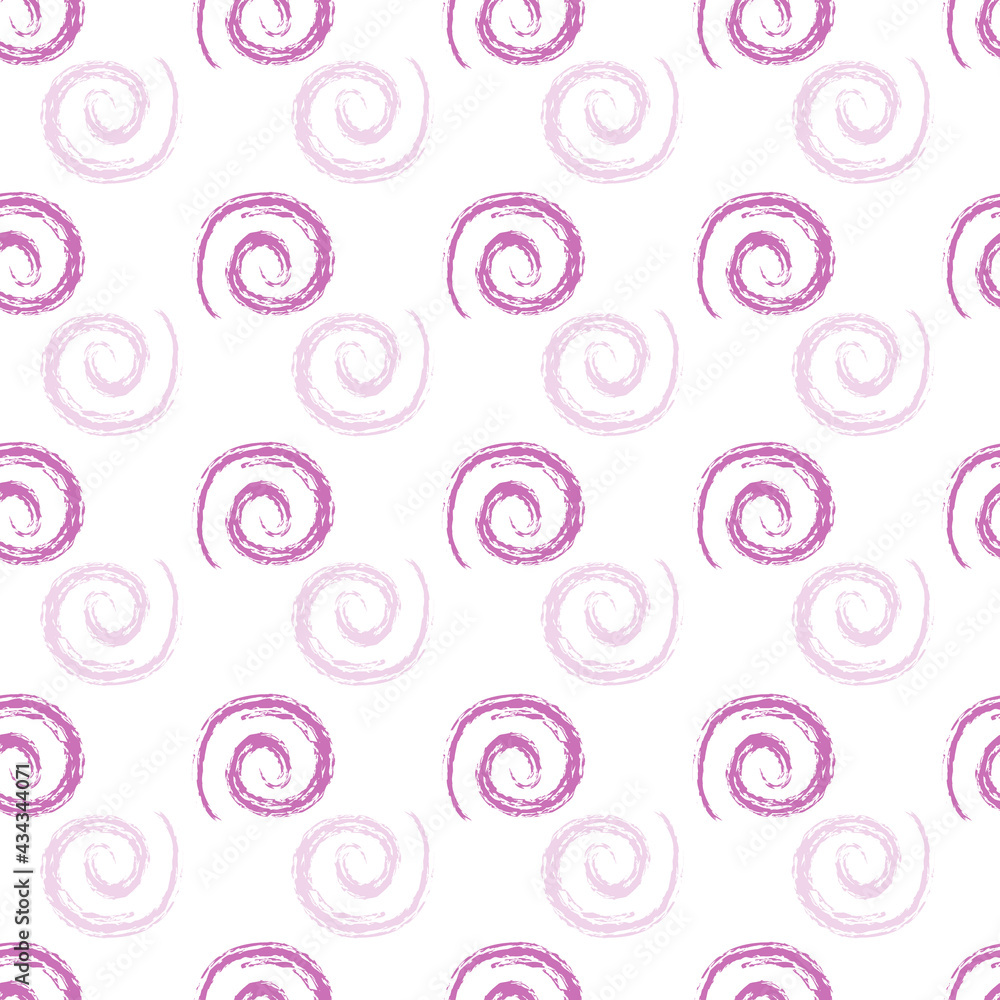 Vector Spiral Seamless Pattern Background