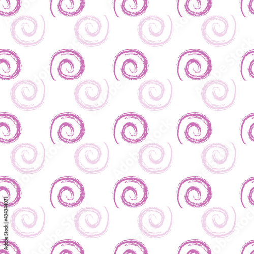 Vector Spiral Seamless Pattern Background