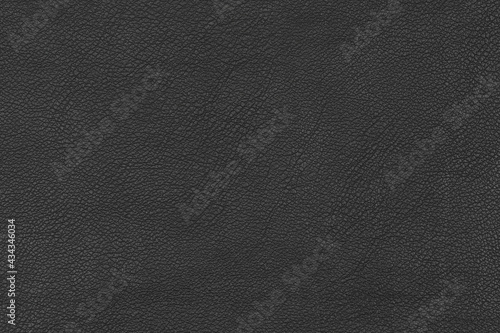 Natural black leather background texture. blank for the designer. Textured surface of dark skin product