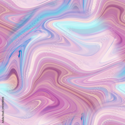 liquid and fluid marble texture, seamless pattern, colourful pastel paint, mix colors, abstract background.