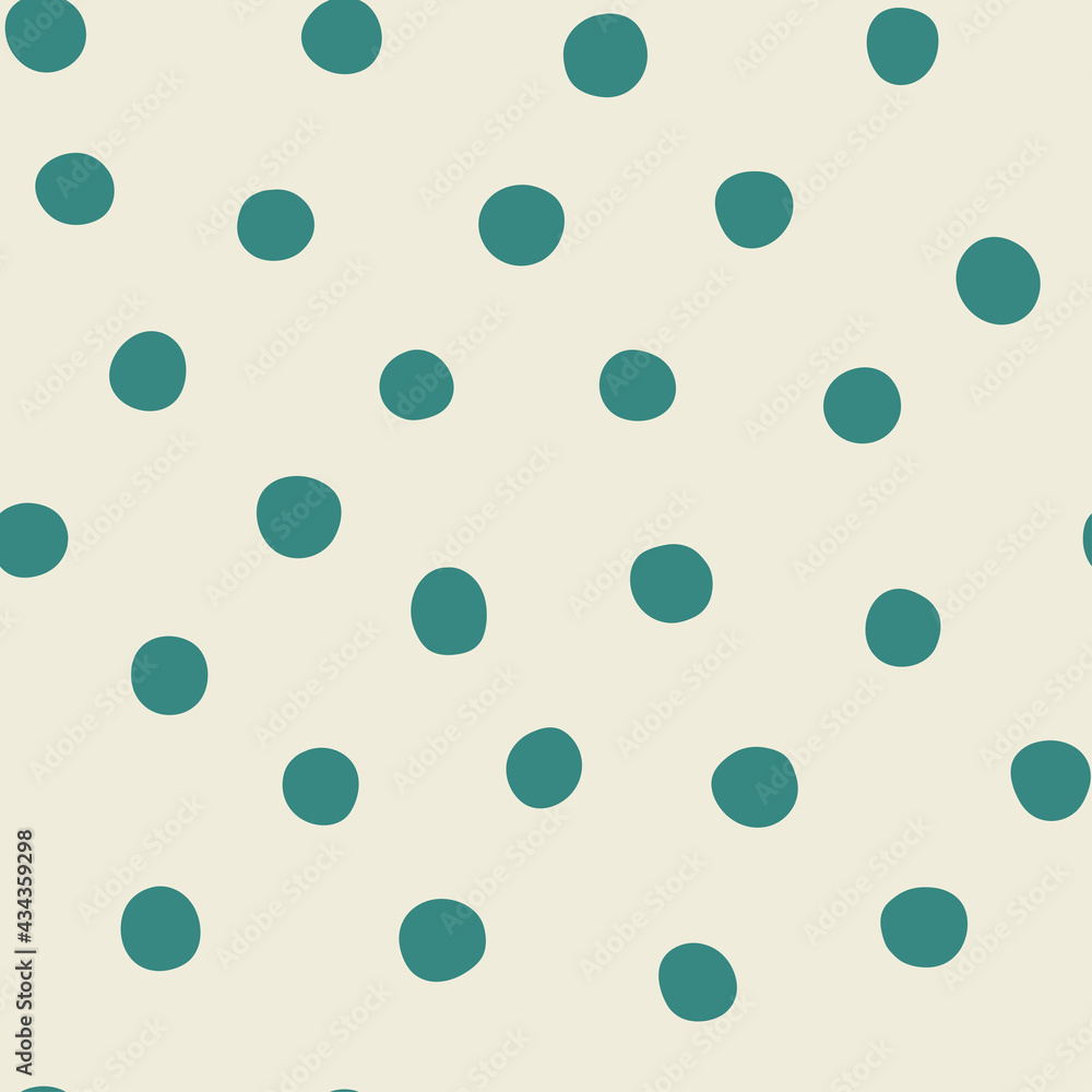 Green and beige seamless pattern with dots. Confetti abstract seamless pattern. Vector pattern with dots. For the design of textiles, wrapping paper, wallpaper. Green and beige seamless pattern with dots. Confetti abstract seamless pattern. Vector pattern with dots. For the design of textiles, wrapping paper, wallpaper.