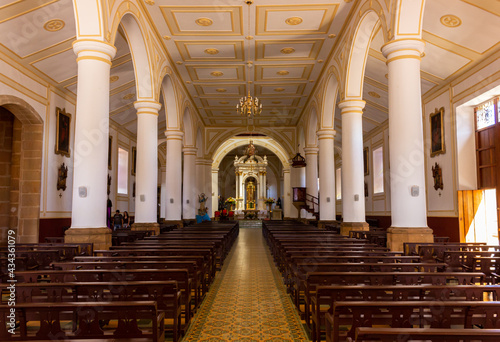 Interior of the church of San Joaquin