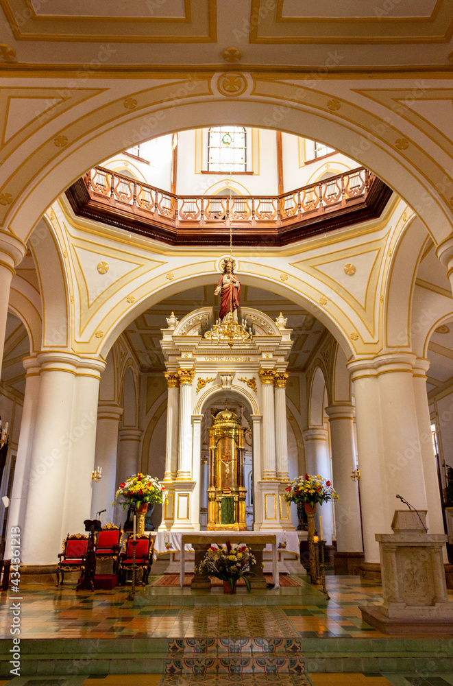 Interior of the church of San Joaquin