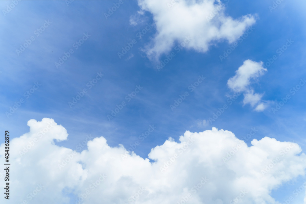Fototapeta premium Background sky gradient , Bright and enjoy your eye with the sky refreshing in Phuket Thailand.
