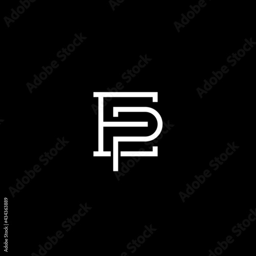 Letter EP logo or icon design