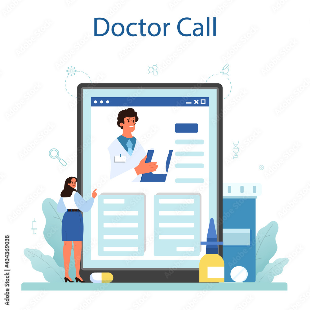 Physician or general healthcare doctor online service or platform