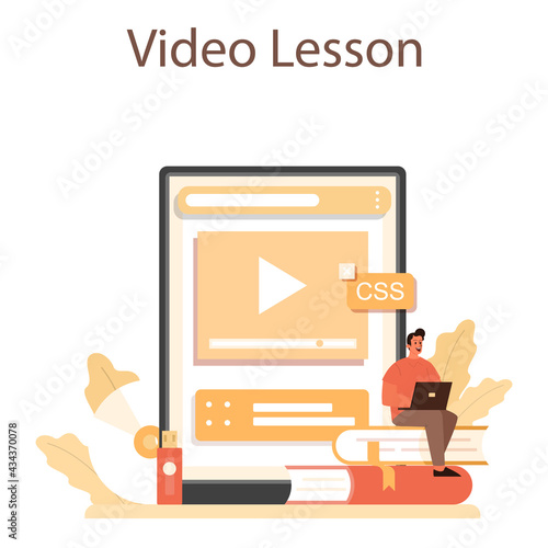 Website development online service or platform. Support and development