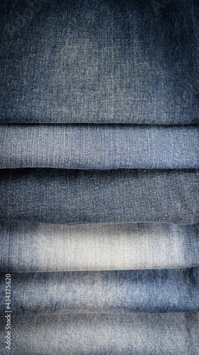 Blue denim texture and jeans background