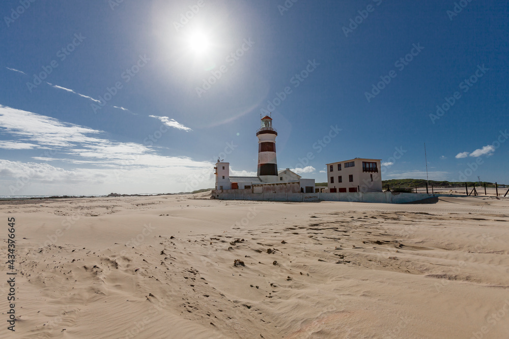 Cape recife Lighthouse is one of the most important navigation marks on the Indian Ocean coast of South Africa, entrance to Port Elizabeth