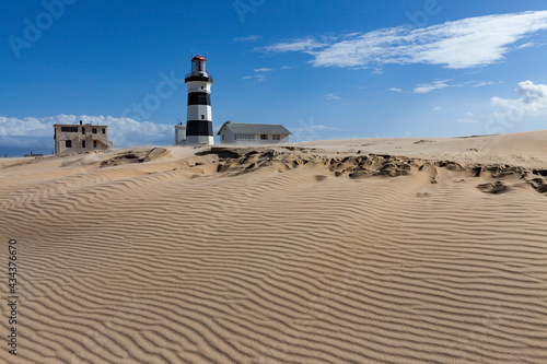 Cape recife Lighthouse is one of the most important navigation marks on the Indian Ocean coast of South Africa, entrance to Port Elizabeth