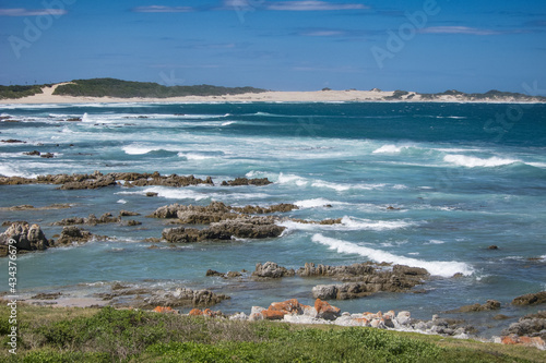 panoramic sea scape with sp...