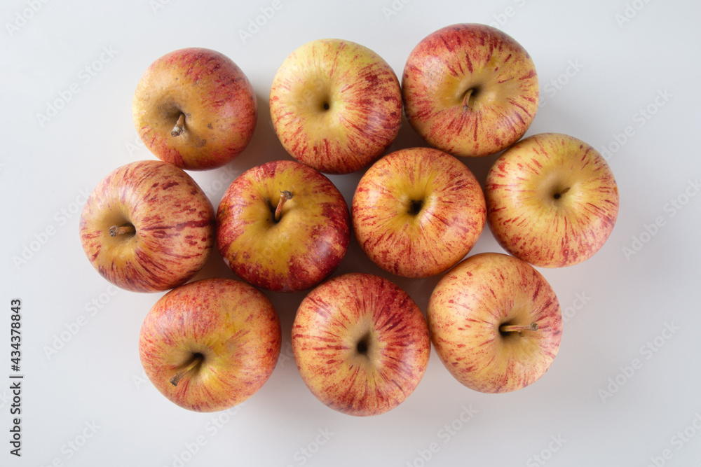 Apple fruit on white background Apple fruit on white background