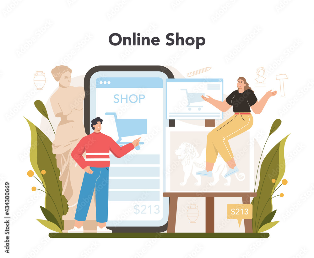 Sculptor online service or platform. Creating sculpture of the marble Sculptor online service or platform. Creating sculpture of the marble