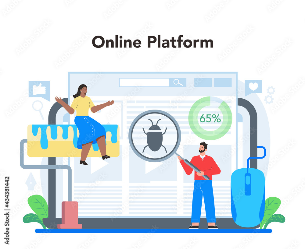 Web design online service or platform. Presenting content on web pages Web design online service or platform. Presenting content on web pages