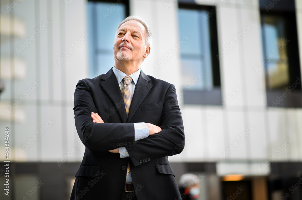 Mature business man portrait outdoor Mature business man portrait outdoor