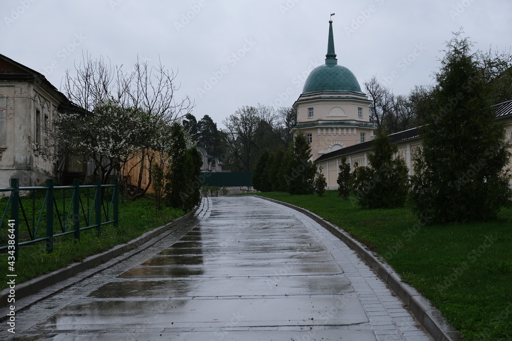 Optina Pustyn monastery. Vvedensky Cathedral. Kozelsk, Russia