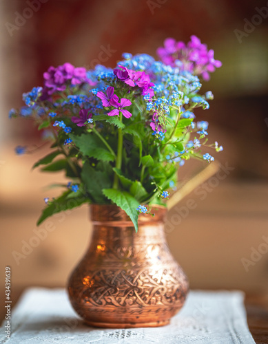 Flowers from the field in a...