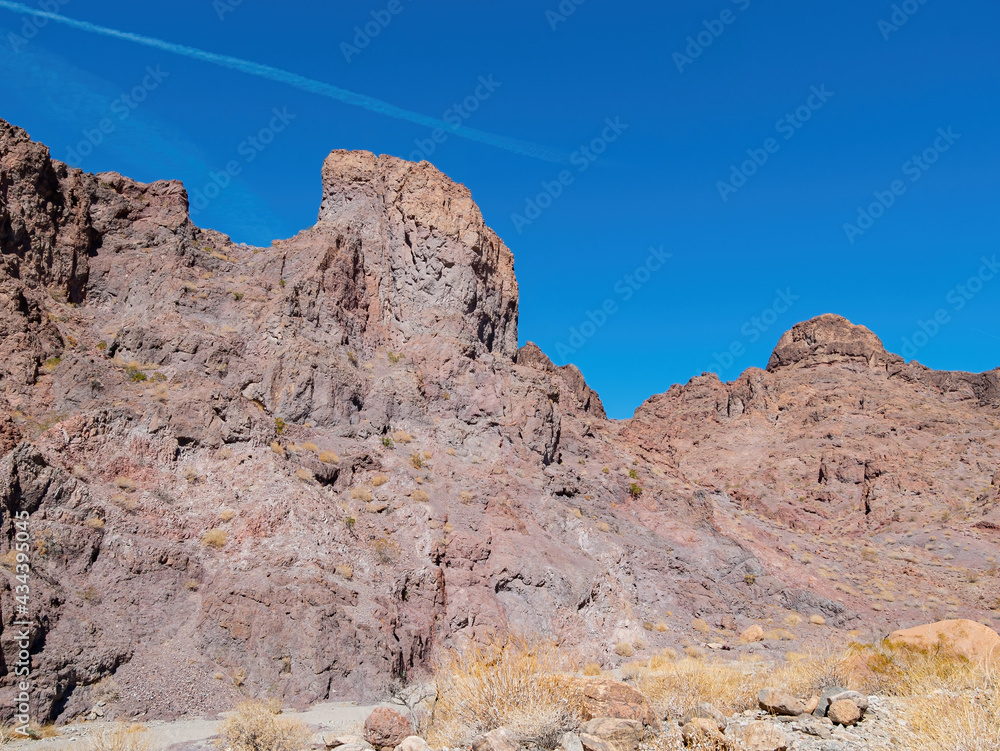 Fototapeta premium Hiking in the Arizona Hot Spring Trail
