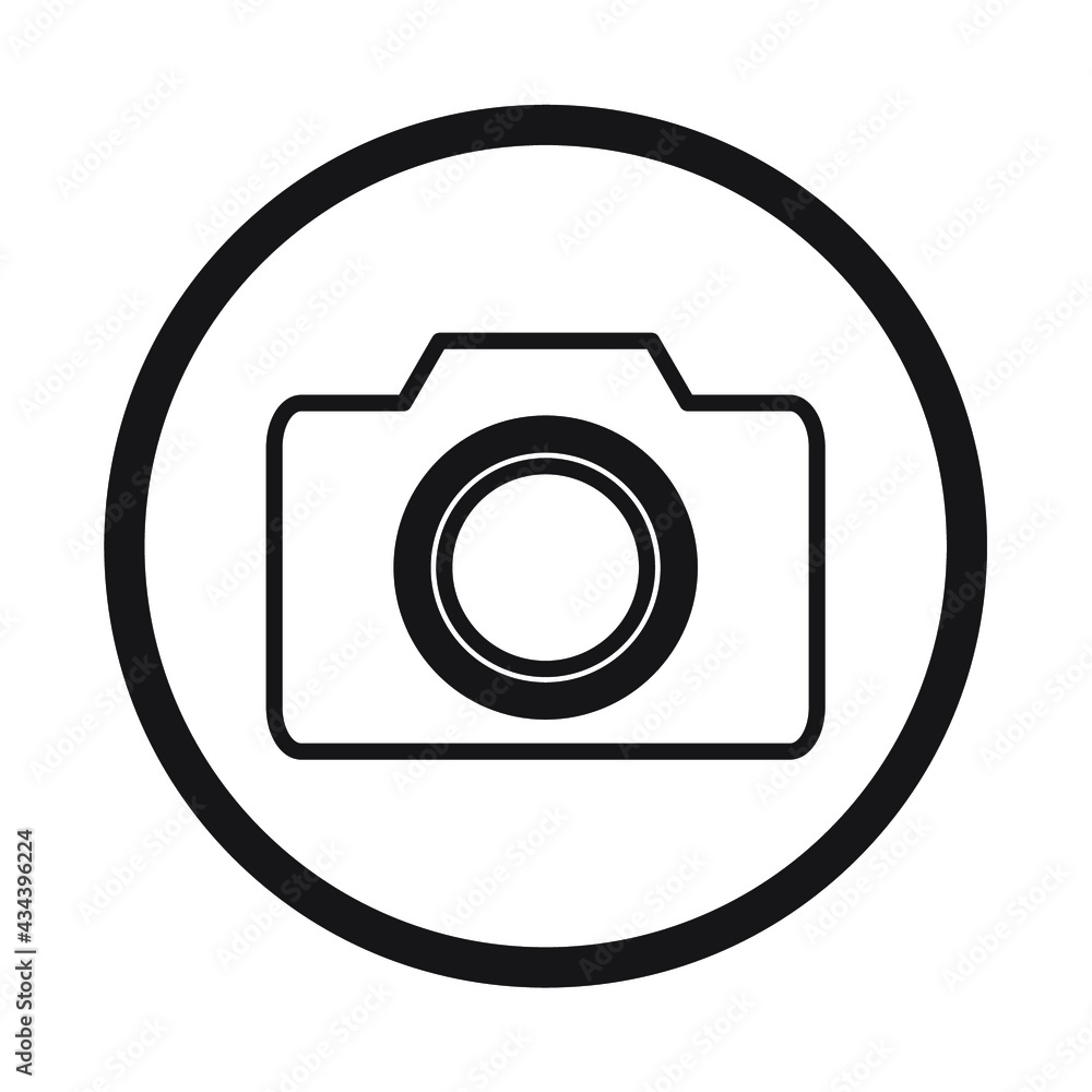 camera icons. camera symbol vector elements for infographic web.